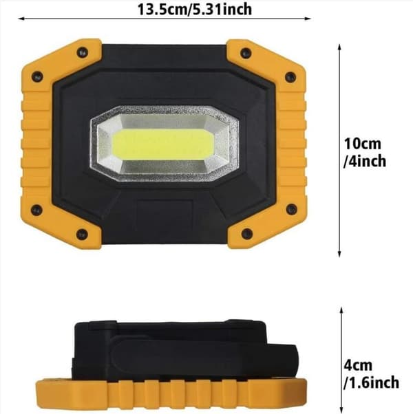 COB arbeidslys AA-batteri mini mobil nødlys bærbart campinglys-13.5*10cm,1stk