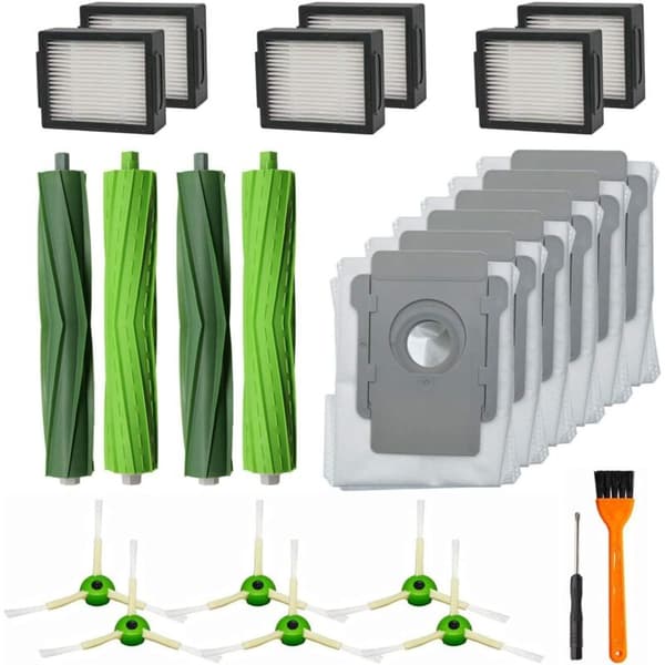 Parti med 20 reservedele til iRobot Roomba i7 i7+ i3 i3+ i4 i4+ i6 i6+ i8 i8+ j7 j7+/Plus E5 E6 E7 støvsuger