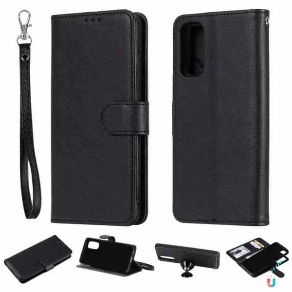 Samsung Galaxy S24 FE Magnet Plånboksfodral 2-i-1 Svart