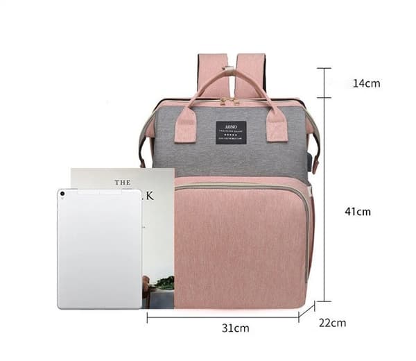 Diaper Bag / Mommy Bag / Backpack - Black
