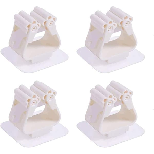 4 selvklebende moppholdere for hunder uten boring