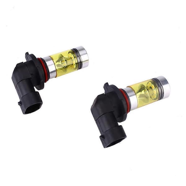 2x2 stk 9006 HB4 100W Højtydende LED Gule Tågelygter 4300K