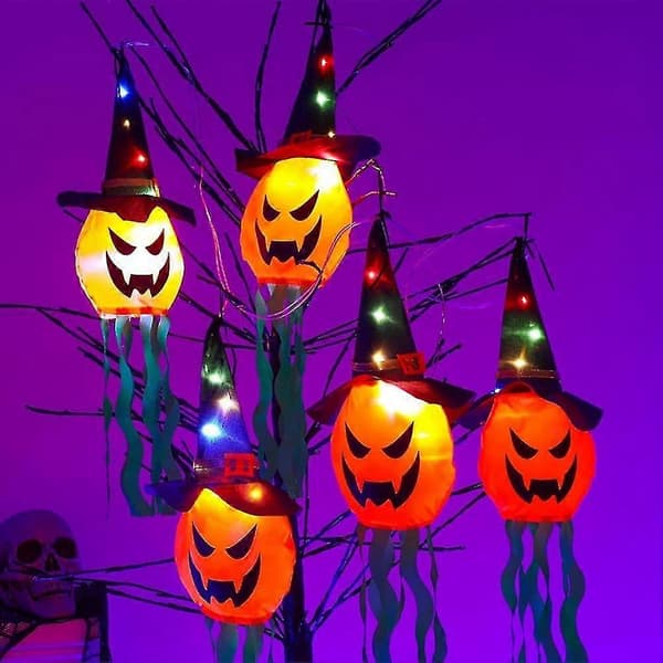 Jack-O-Lantern Halloween Trädgårdsdekoration