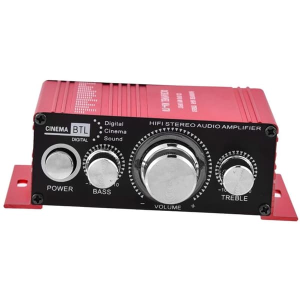 Stereoforstærker. Elektronik ARY 12V 2-kanals HiFi Stereo Bas Effekt Digital Forstærker