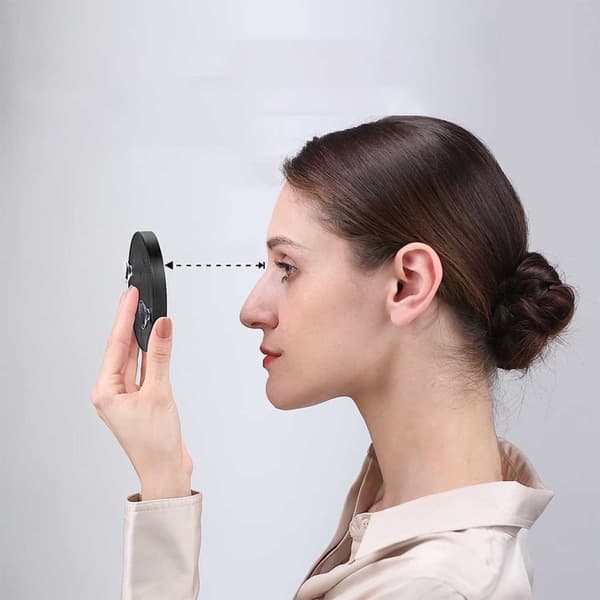 30X Magnifying Makeup Mirror with Tweezers - Portable Suction Cup Mirror for Beauty