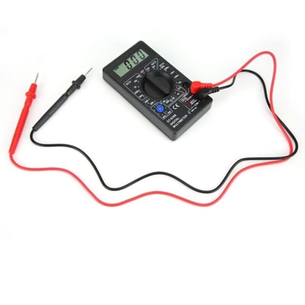 DT-830B Multifunksjonelt bærbart LCD digitalt multimeter. Amperemeter, voltmeter, ohmmeter tester, voltmeter, ohmmeter, DT-830B svart