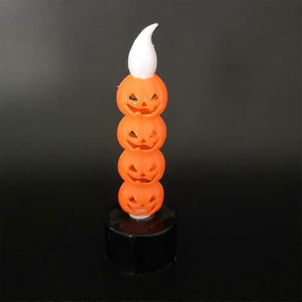 Græskarhoved, Halloween Dekoration, Solcellelamper