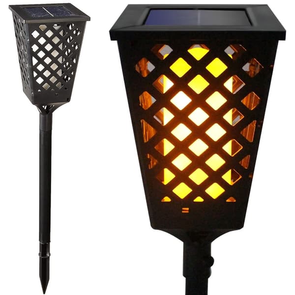 Solar havelampe fakkel lanterne sensor