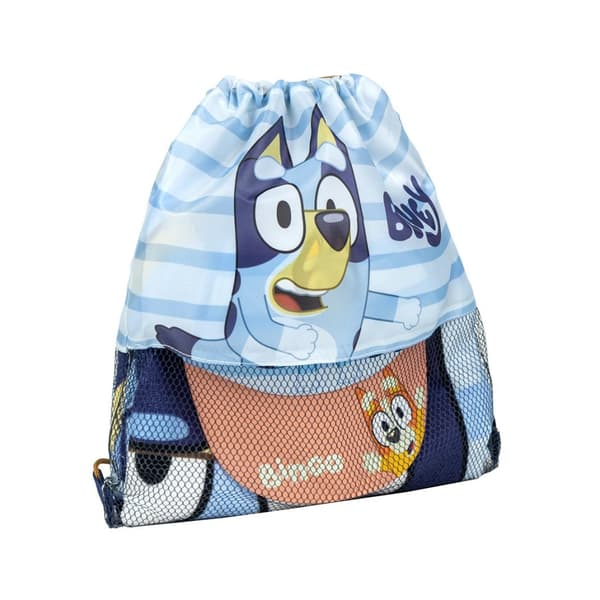 Bluey-setti lapsille - Lippis, pyyhe ja jumppakassi