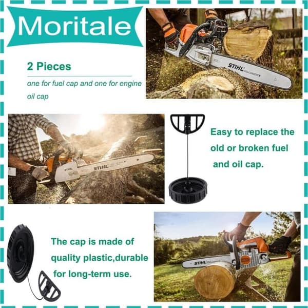 Brændstoftankdæksel Oliedæksel til Stihl MS180 MS170 018 017 og mere