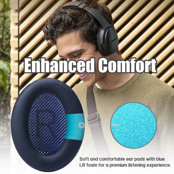 Ørepuder med pakninger til Bose QC35 QC35-ii, QC25 1/2