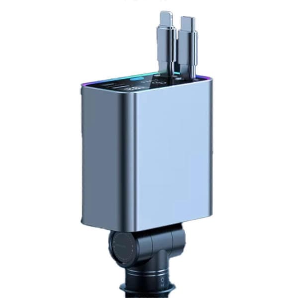 148W PD 66W Billaddare, Infällbar USB Typ C Snabbladdare
