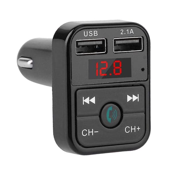 Bil FM-sändare B2 Bil Sändare USB-laddare