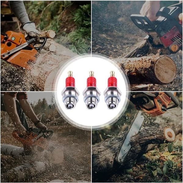 L7T Spark Plug Pack for Small 2-Stroke Engine for Husqvarna 33cc 43cc 47cc 49cc Trimmer