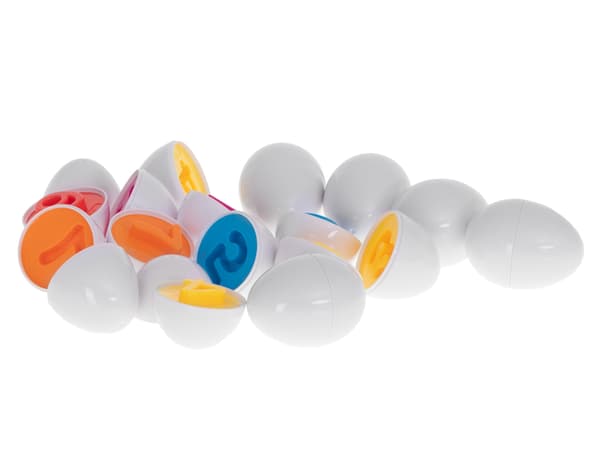 Educational Sorting Puzzle - Match Numbers with 12 Eggs