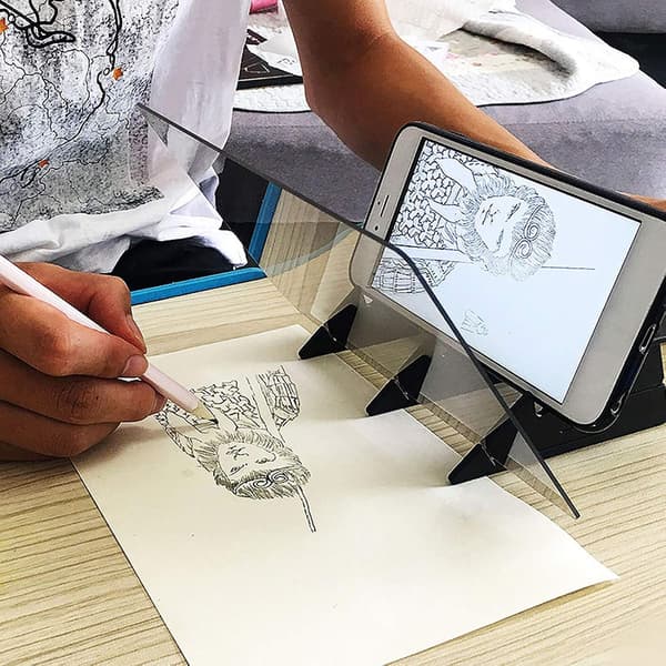 Acrylic Drawing Board, 20 * 13.5 cm, Portable Optical Drawing Board