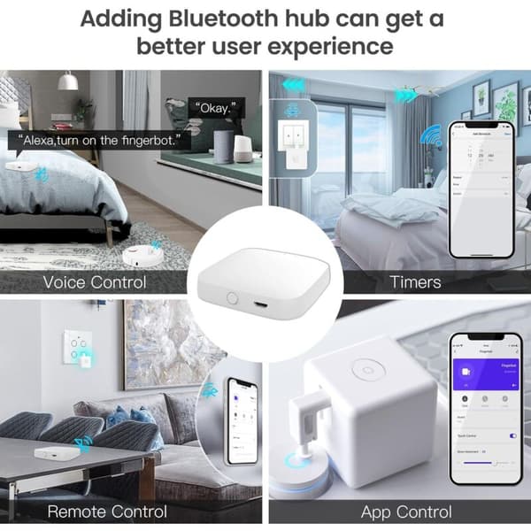 Tuya Smart Home Bluetooth Finger Robot App Fjernkontroll Stemmestyring