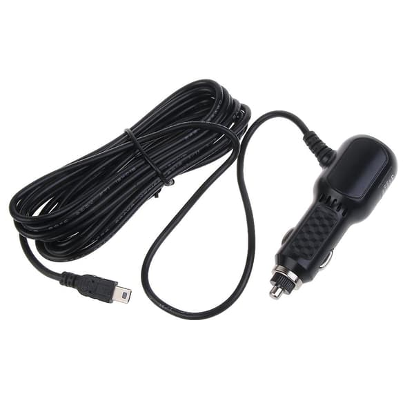 DVR Laddningskabel DashCam Billaddare Mini USB-kabel Dua-USB Laddaradapter