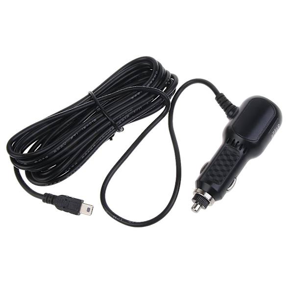 DVR Ladekabel DashCam Billader Mini USB-kabel Dua-USB Laderadapter
