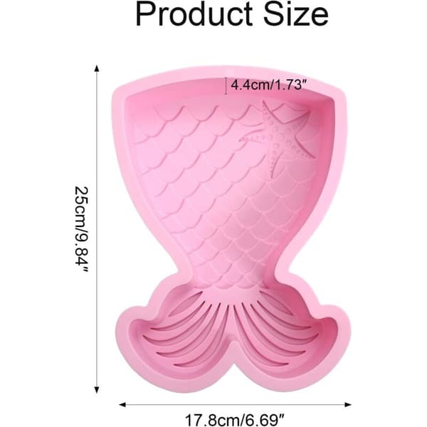 Bageform Kageform Silikone Bageplade Fødevaregodkendt Kreativ Chokoladeform Pink Madform