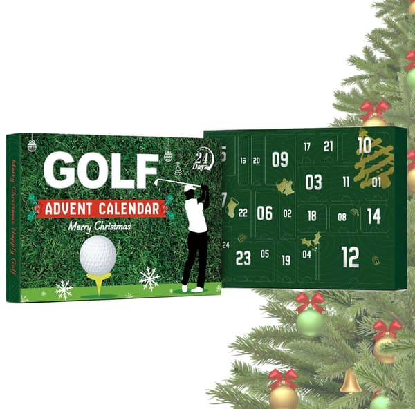 Golf-adventskalender - 24 overraskelser til jul