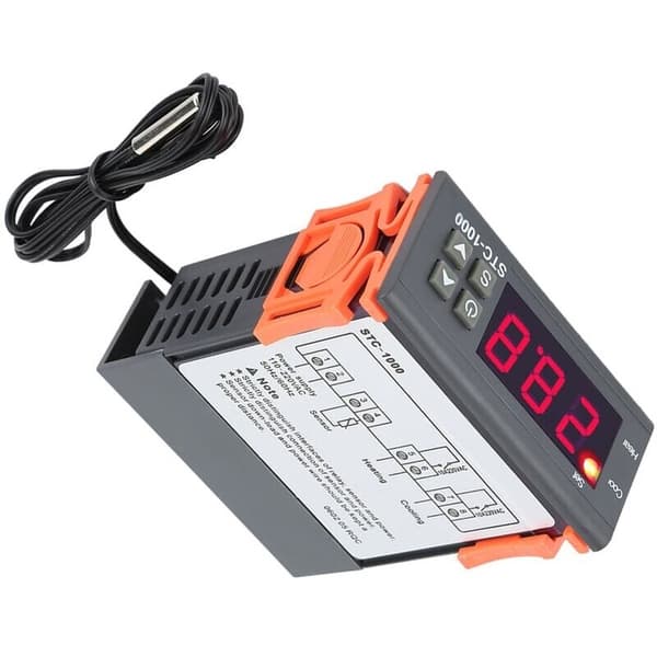Digital temperaturregulator Temperatursensor Elektrisk termostatstyring 110-220V