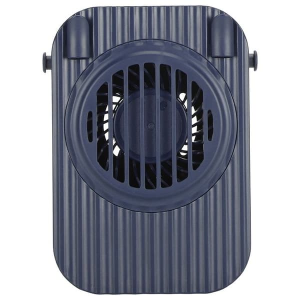 Mini Creative USB Portable Hands-Free Lazy Hanging Neck Fan with 3 Speeds (Blue)