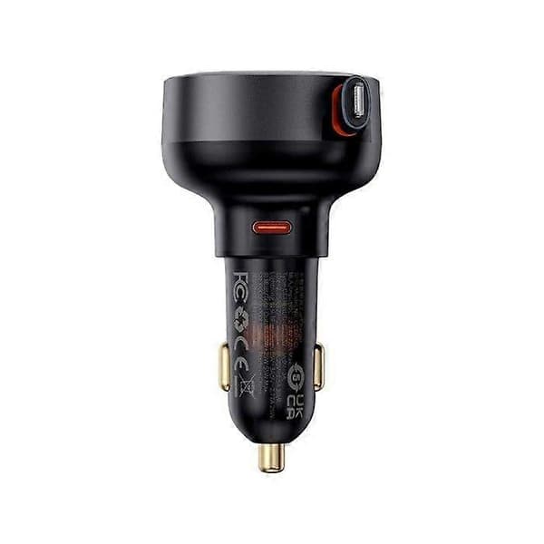 Biloplader - BASEUS - Enjoyment Pro - Lightning-kabel inkluderet - 55W - Sort