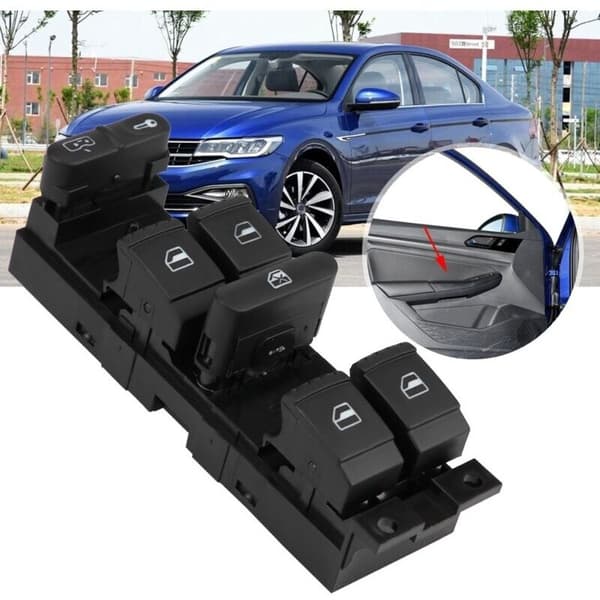 Elektrisk vindusbryter for Golf, Jetta, Bora, Passat B5, Seat Leon, Toledo (1999-2006)