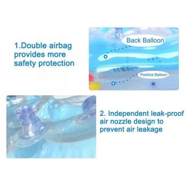 Babybadering - PVC - 0 måneder - Forbedret opdrift