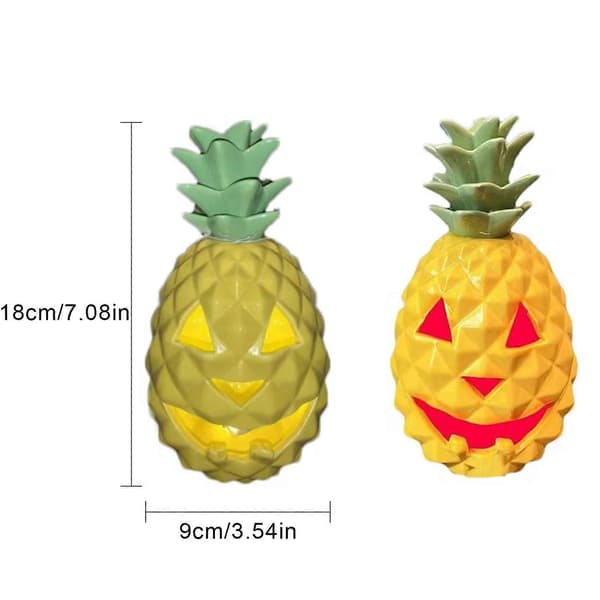 Jack O' Lantern Ananas Lampe til Halloween Fest Dekoration