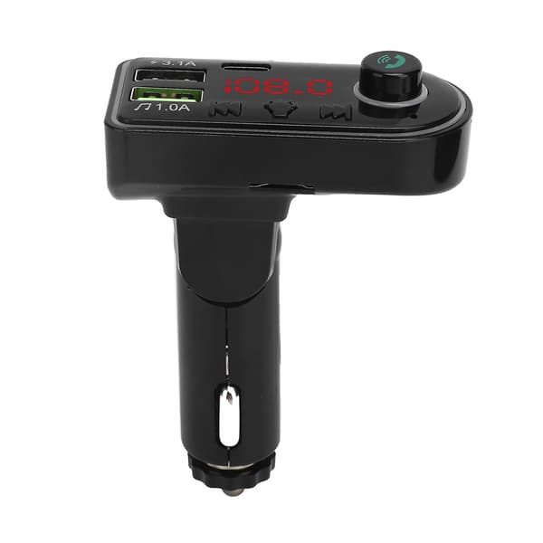 Bluetooth MP3 Biloplader med FM Radio og Blød LED-belysning