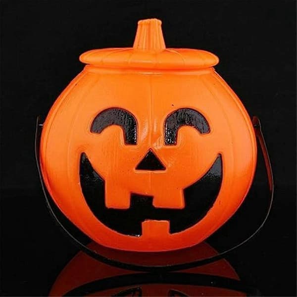 Gresskar Godteribøtte, Halloween Gresskarbøtte, Gresskarbøtte, Jack Lantern Godterikurv for Halloween P