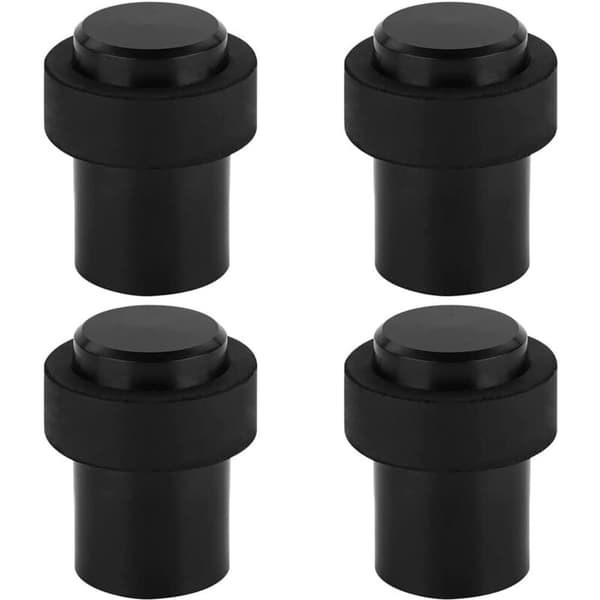 Dørstopper i rustfrit stål til gulv 4,5 cm Dørstopper Dørblokker (pakke med 4)
