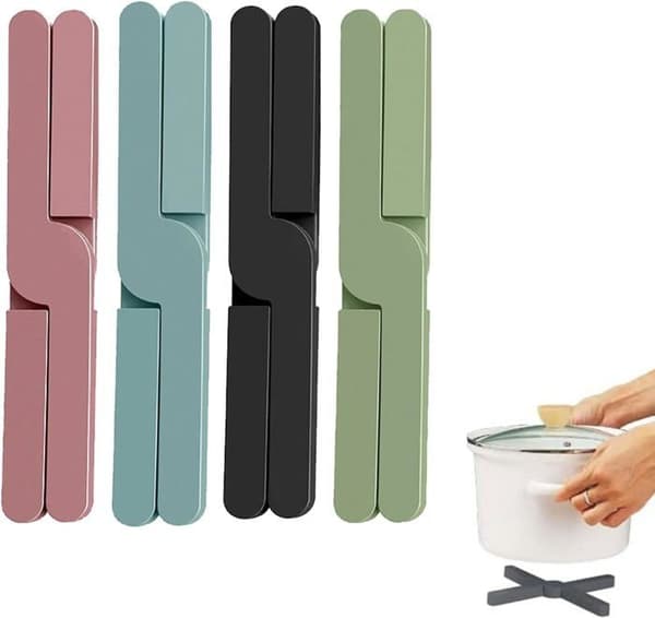 4 tykke silikonunderlegg, sammenleggbare silikonunderlegg, tøyelig og sammenleggbar silikon, silikonunderlegg