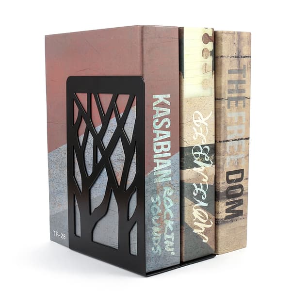 Decorative Metal Bookend - 1 pair