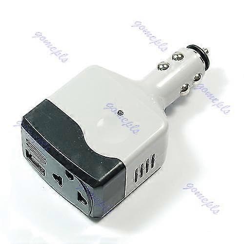 Ny Billader Adapter DC 12v Til AC Konverter 220v Lader Strøm Med Usb