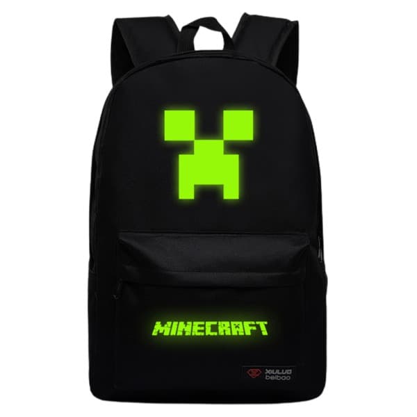 Minecraft Kids Backpack for School and Travel, Black-FO-