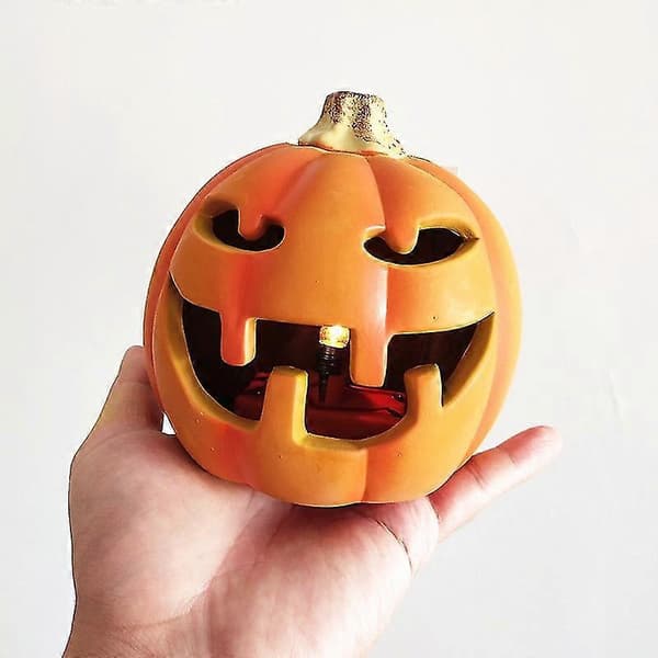12 stk. Halloween Gresskar Hul Lysende Jack-o'-lantern Påske Halloween Jack-o'-lantern