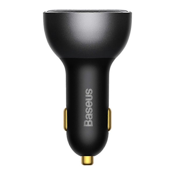 USB USB-C PD3.1 140W biloplader + USB-C kabel 1m sort