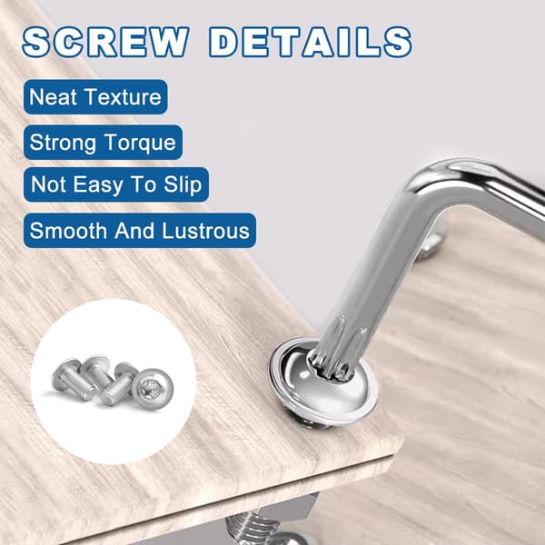 20 Pieces Dome Screws with Collar M6x20mm Torx Screws ISO 7380-2 Screws Collar Screws Stainless Steel A2 V2A Machine Screws Threaded Screw Fully Threaded