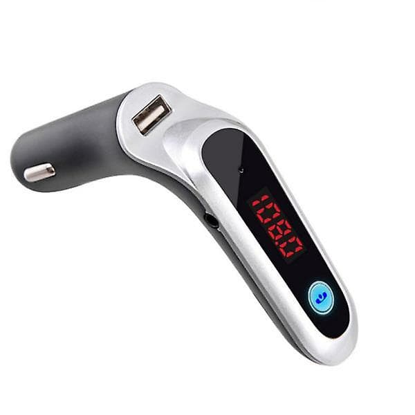 Bil Bluetooth Håndsfrit FM-sender Trådløs Bluetooth Bil MP3-afspiller Biloplader