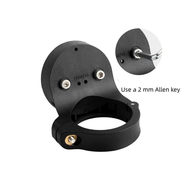 Seatpost Mount with 2 Mounting Shims Black Garmin Varia Radar