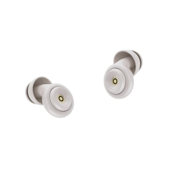 Super Soundproof Silicone Earplugs Beige