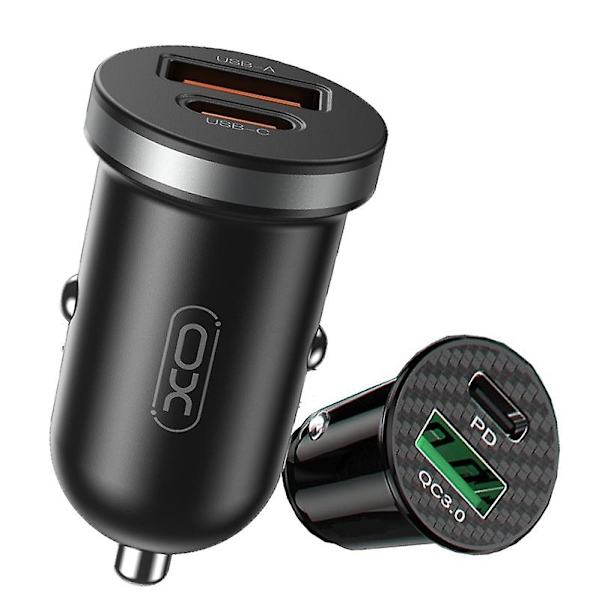 30W USB-C PD/USB QC3.0 Billader for iPhone, Samsung