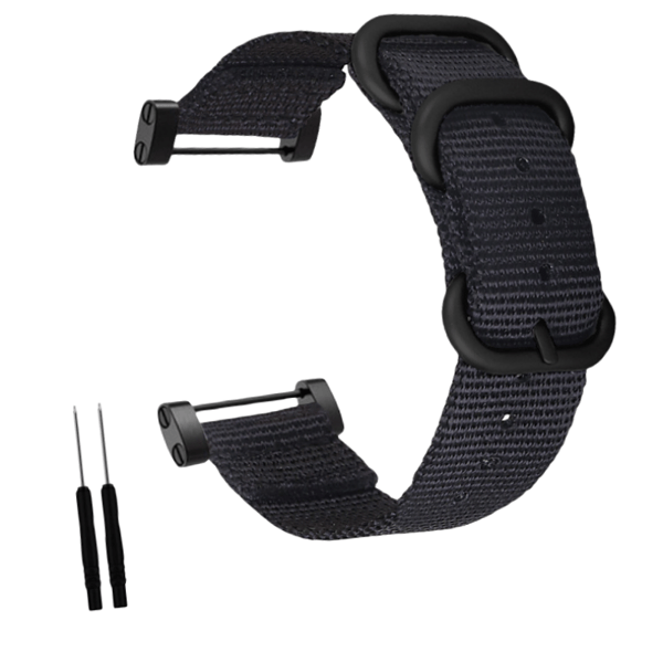 SUUNTO Core Expedition Series nailonranneke, musta