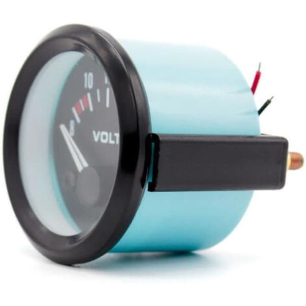 Voltmeter Volt Måler BX100007 52mm/2in Voltmeter Måler (8-16V) bil voltmeter måler + universel 12v voltmeter