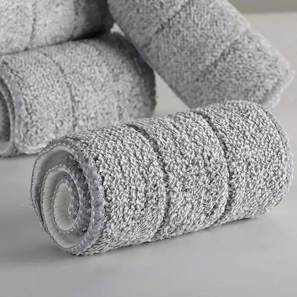 Mikrofiber moppepute, erstatningstrekk, moppehode for flatmopper, 33 x 12 mm