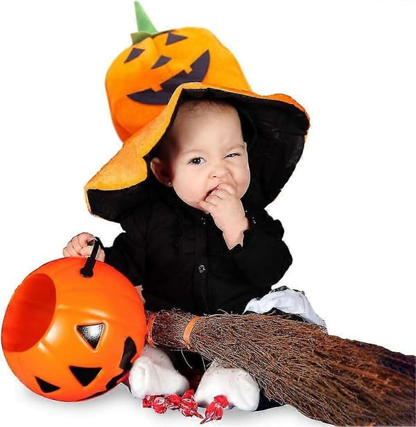 Halloween Pumpa Hatt Jack-o'-lantern Hatt Halloween Hatt