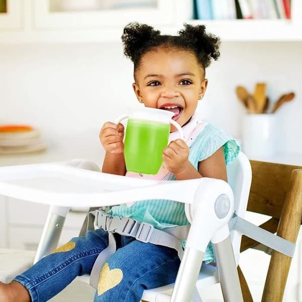 (Pink-Blue) Munchkin Miracle 360 Training Cup - 207ml - Pink-Blue - Dishwasher Safe